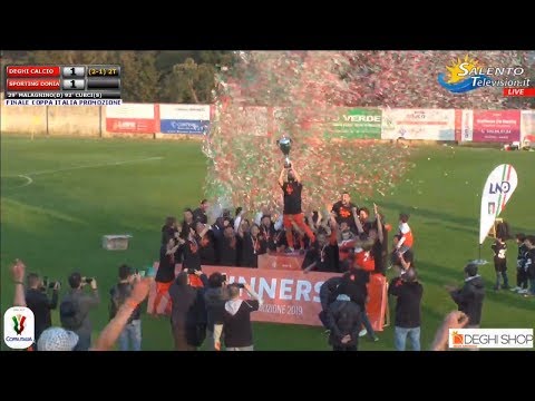 Deghi calcio vs Sporting Donia 1-1 Finale Coppa Italia Promozione 2018/19