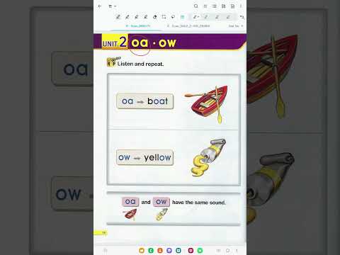 Smart Phonics 5 (Unit 2) oa. ow