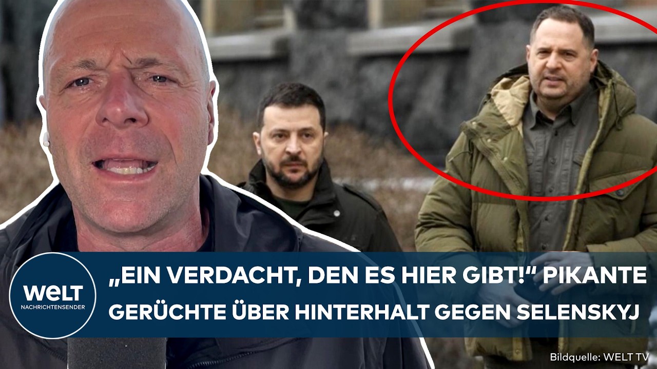 KORRUPTIONSSKANDAL: Selenskyjs rechte Hand Jermak in U-Haft! Jetzt verbreiten sich wilde Gerüchte