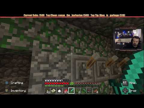 Minecraft "Chill Stream" Dec. 18, 2018 pt3 - Temple, Returning Home and Enchantment Crafting