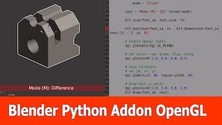 Blender Python Addon Tutorial : OpenGL