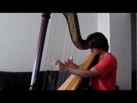 Lonnie Jordan-call me maybe-harp cover