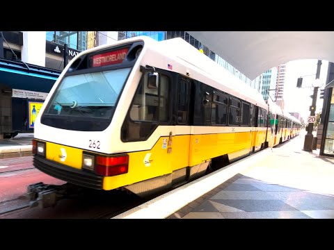 Riding DART Rail Red Line, Parker Road Station to Downtown Dallas