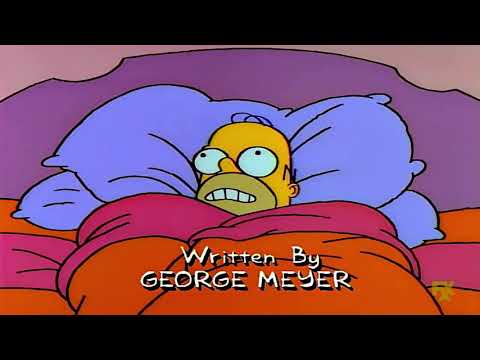 The Simpsons - Homer is a cinnamon bun but needs a pee