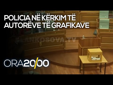 Policia në kërkim të autorëve të grafikave - 21.04.2021 - Klan Kosova