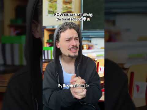 POV: die ene snitch op de basisschool 💀🏫