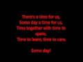 Glee - Somewhere - Lyrics 