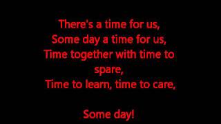 Glee - Somewhere - Lyrics