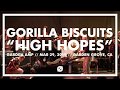 Gorilla Biscuits | HIGH HOPES | Garden Amp
