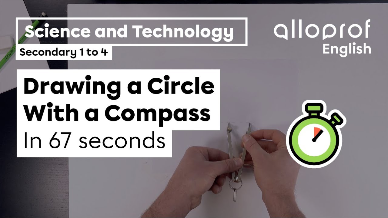 Drawing a Circle With a Compass