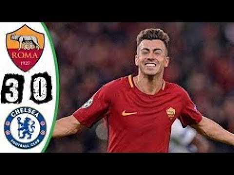 AS Roma vs Chelsea 3-0 Highlights & Goals - 31 October 2017