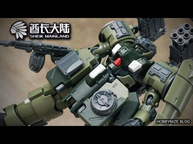 Vídeo relacionado con TOYVERSE Sheik Mainland 1/144 - Figura Model Kit, Zarov Green, 1 unidad, articulaciones móviles, modelo de personaje, a partir de 15 años