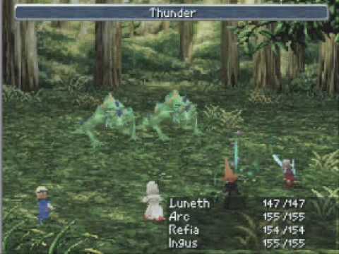 Let's Play Final Fantasy III (DS) part 9: Fleeing Bahamut