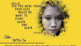Coldiac - That Was You Cover Video Lyrics