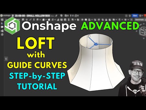 Onshape Step by Step Tutorial - ADVANCED - Multi Part Design with sweeps, lofts, guide curves