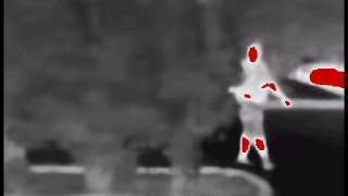 FLIR experiments :: #1 - Extremely hot July night, detecting Body Heat against hot Background