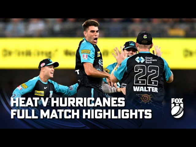 Brisbane Heat vs. Hobart Hurricanes – Full Match Highlights 07/01/2023 | Fox Cricket