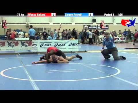 Alfonso Ballard vs. Carson Powell at 2013 ASICS University Nationals - FS