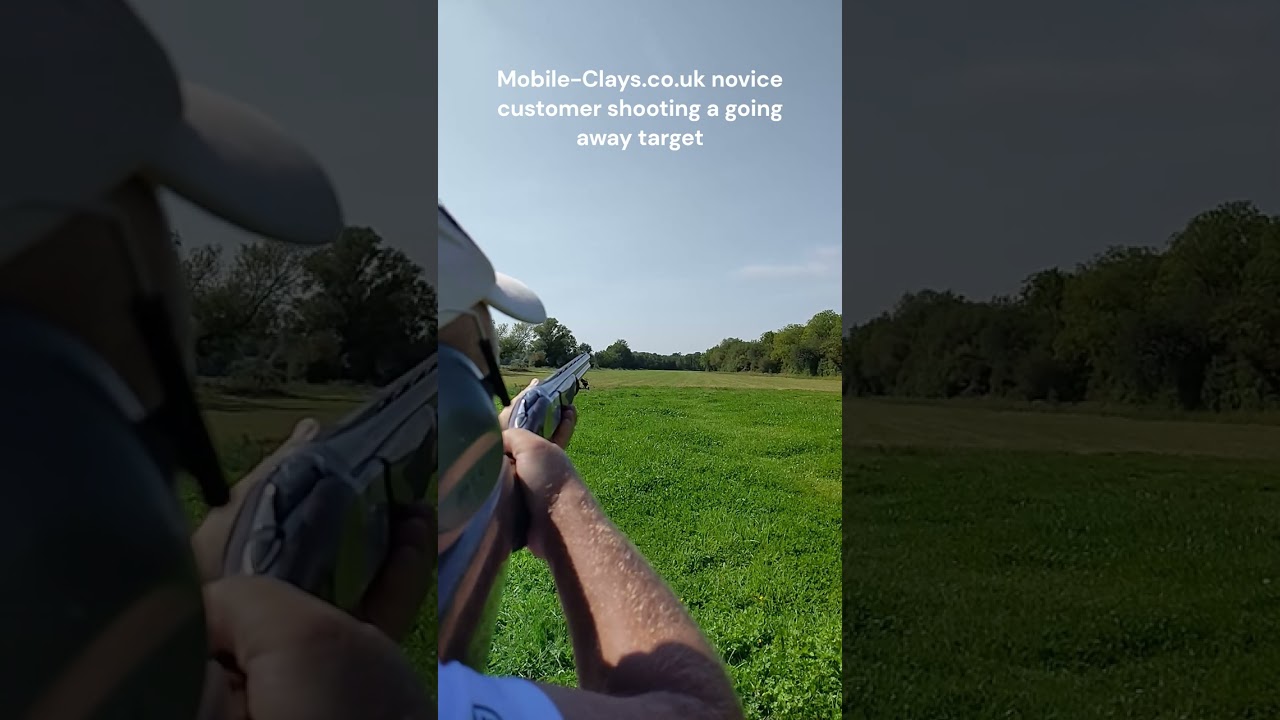 Mobile-Clays Novice  Customer shooting a going away target