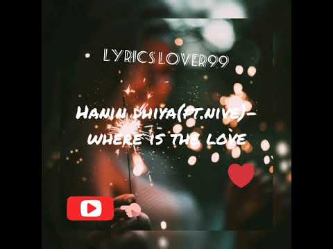 Hanin Dhiya ft Nive - Where Is The Love Lyrics