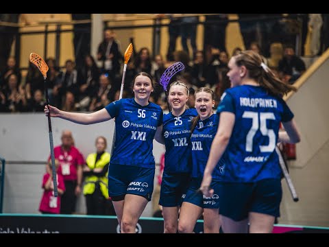 Maalikooste Ruotsi–Suomi 4-2 (U19-naisten MM-finaali, Lahti)