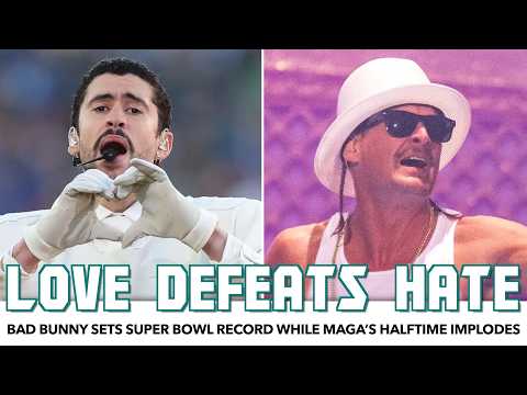 Bad Bunny Sets Super Bowl Record While MAGA’s Halftime Implodes