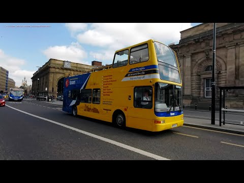 (4K) Buses In And Around Leeds And Newcastle Upon Tyne