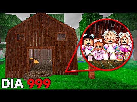 SOBREVIVENDO 99 NOITES NA FLORESTA EM UM CELEIRO