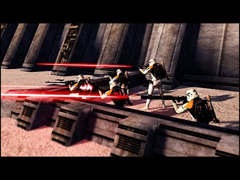 EMPIRE BASE DEFENSE ON TATOOINE - Star Wars: Galaxy at War Mod Gameplay