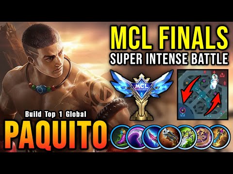 MCL FINALS!! Paquito Insane 24 Kills!! Super Intense Battle!! - Build Top 1 Global Paquito ~ MLBB