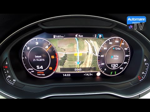 2016 Audi A4 Avant 3.0 TDI (272hp) - 0-100 km/h (60FPS)