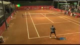 Alejandro González uno de los favoritos en el abierto de tenis que se juega en Medellín