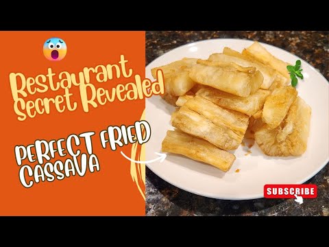 Restaurant Secret: Perfect Crispy Yuca Fries at Home 🍟