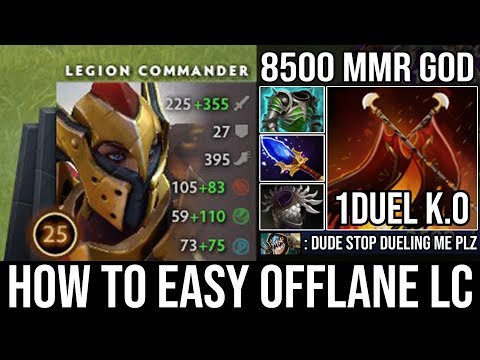 How to Ez Offlane LC Like 8500MMR with Scepter | Crazy Monster Dueling Deleted Slark 22Kills DotA 2