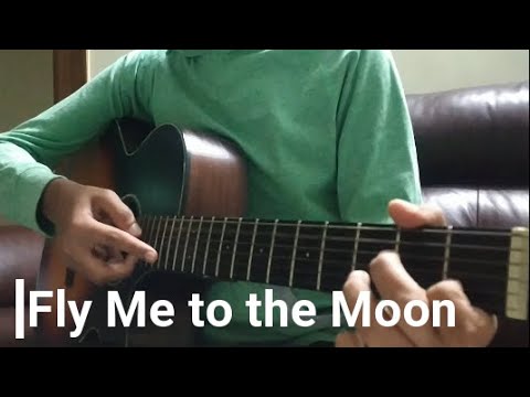 Fly Me to the Moon - Frank Sinatra | WALKING BASS - Fingerstyle Guitar Cover