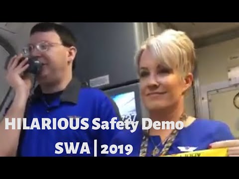 The BEST & FUNNIEST SOUTHWEST Safety Demo || HILARIOUS || Must Watch