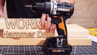 Worx 20v Brushless Hammer Drill