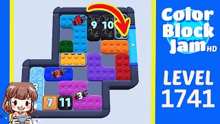 Solution du Niveau 1741 de Color Block Jam