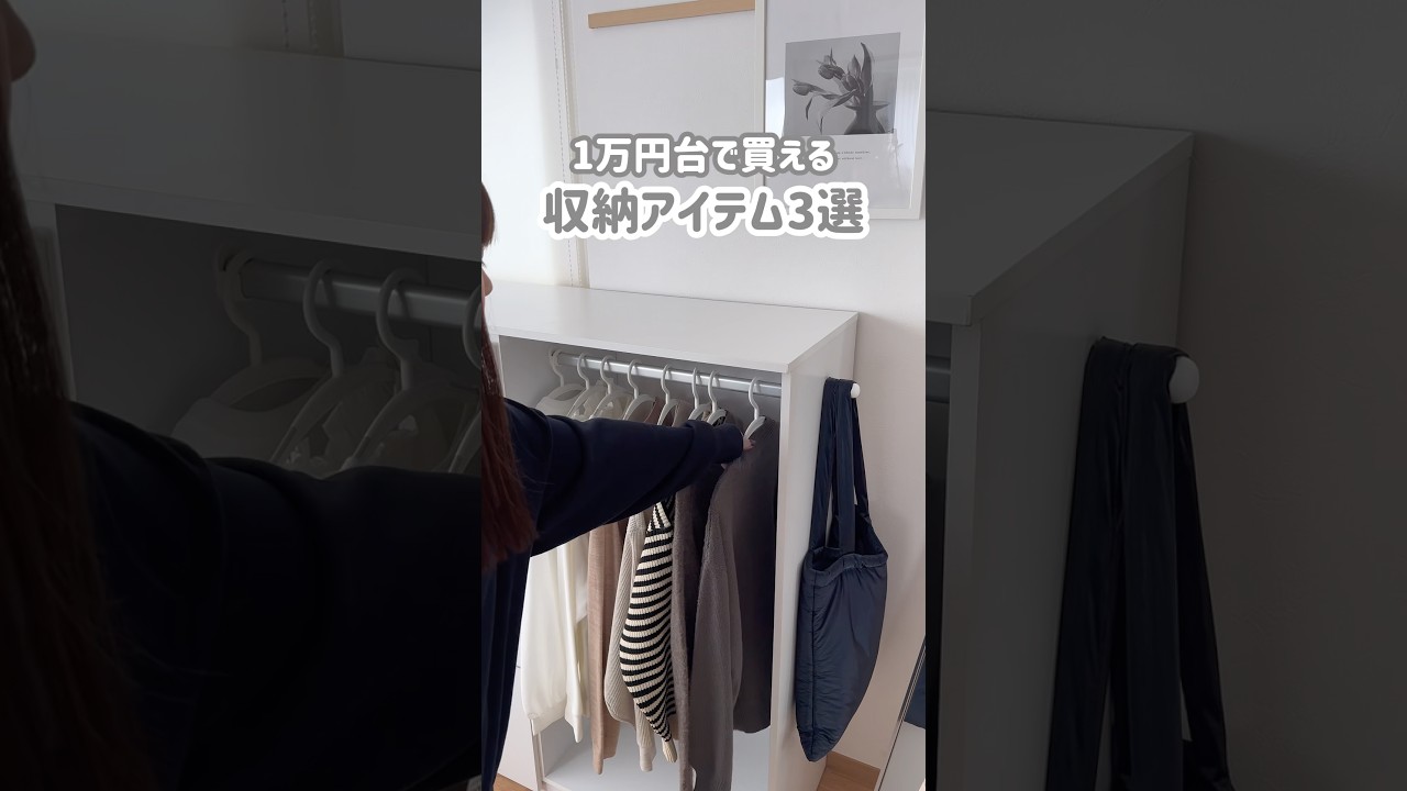 お部屋の収納が足りない😵って人はこれ見て！💡1万円台で買えて、お部屋がすっきり片付く収納アイテムたちを3つ紹介します🏠#RASIK #収納 #チェスト #インテリア