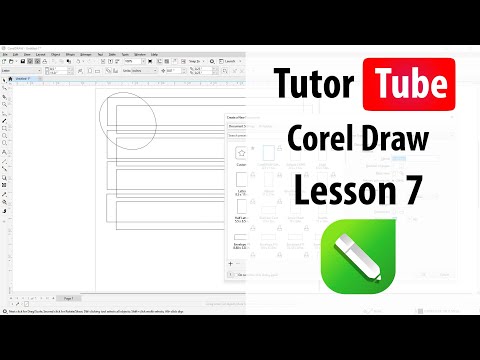 Corel Draw Lesson 1 Welcome Screen and Getting Started
