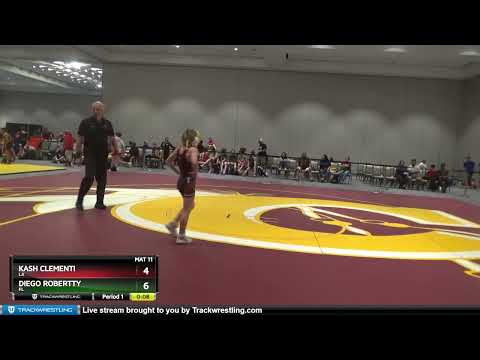 63-67 Lbs Round 2 - Kash Clementi, LA Vs Diego Robertty, FL 1629