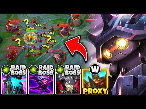 RAID BOSS RAMMUS TOP IS ACTUALLY BROKEN?! (PROXY AND MAKE THEM CHASE)