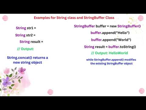 Comparison Of String Concat Stringbuffer Append And Stringbuilder Append Selenium Java