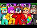 Having A PET FAMILY In Minecraft