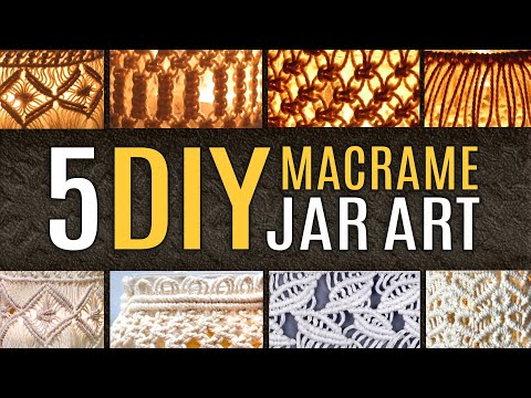 Macrame Designed Basket DIY