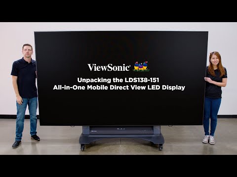 Unpacking the LDS138-151 All-in-One Mobile Direct View LED Display