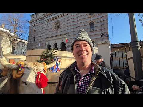 George Cojocaru din Bisoca, județul Buzău, a sosit la Boboteaza de la Constanța cu Galben și Plăvan