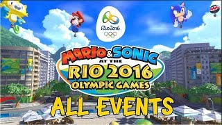 Mario and Sonic at the Rio 2016 Olympic Games [Wii U] - ALL EVENTS