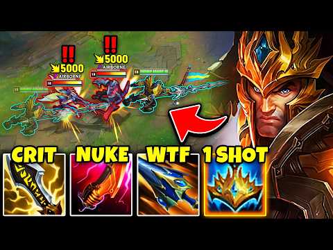 This Mathematically Correct Jarvan build one shots you with one auto... (THIS IS GENIUS)