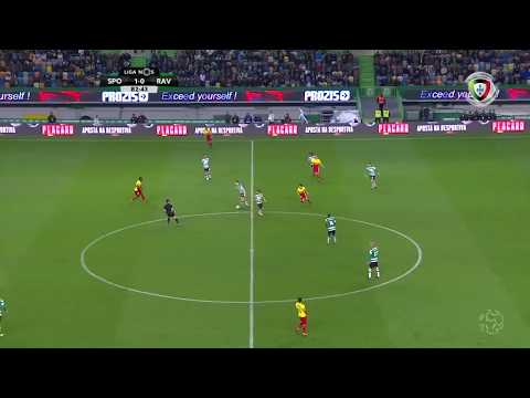 Sporting (2)-0 Rio Ave (Liga 27ªJ): Golo de Bas Dost